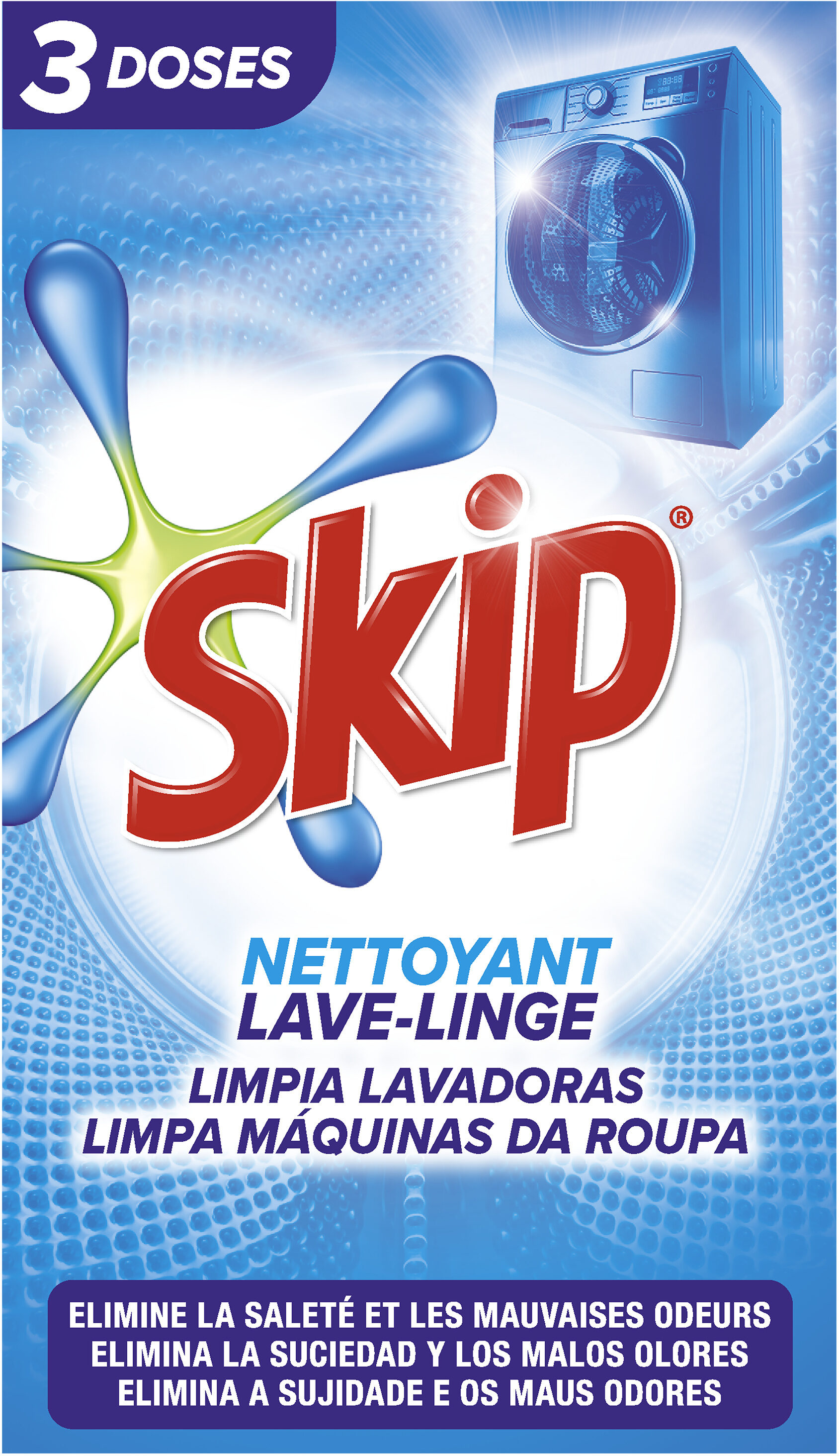 Skip Nettoyant Lave-Linge 3 Doses - Product - fr