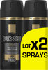 AXE Gold Déodorant Homme Bois de Oud et Vanille Noir 48H Spray Lot 2x150ml - Product