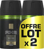 AXE Gold Compressé Déodorant Homme Spray Bois de Oud et Vanille Noir Frais 48H Lot 2x100ml - Produto