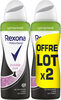 Rexona Déodorant Femme Spray Anti-Transpirant Compressé Invisible Pure 2x100ml - Produit