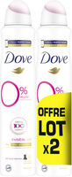 DOVE Déodorant Femme Spray Invisible Care 2x200ml - Tuote - fr