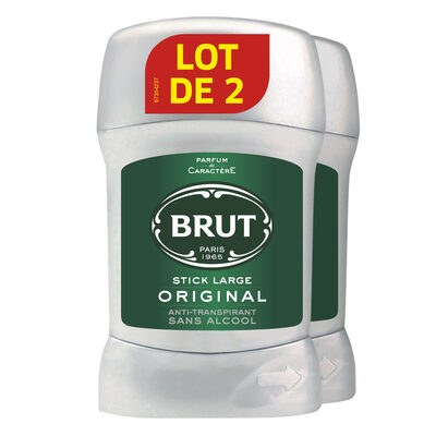 Brut Déodorant Homme Stick Original 2x50ml - 1