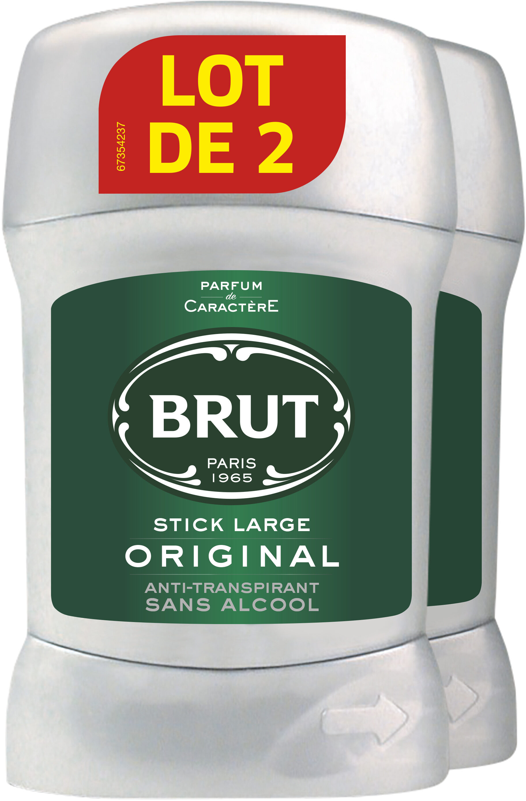 Brut Déodorant Homme Stick Original 2x50ml - Product - fr