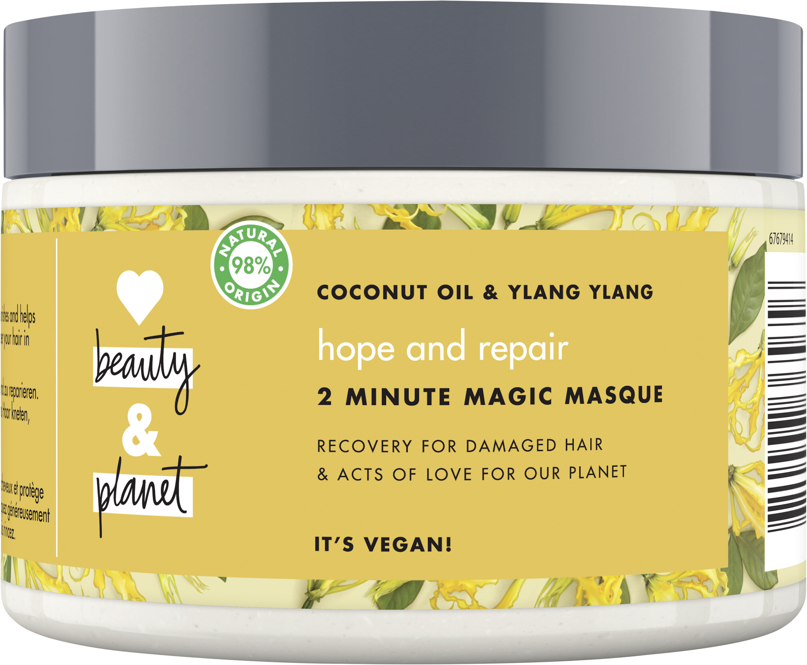 LOVE BEAUTY AND PLANET Masque Cheveux Oasis Réparatrice 300ml - Product - fr