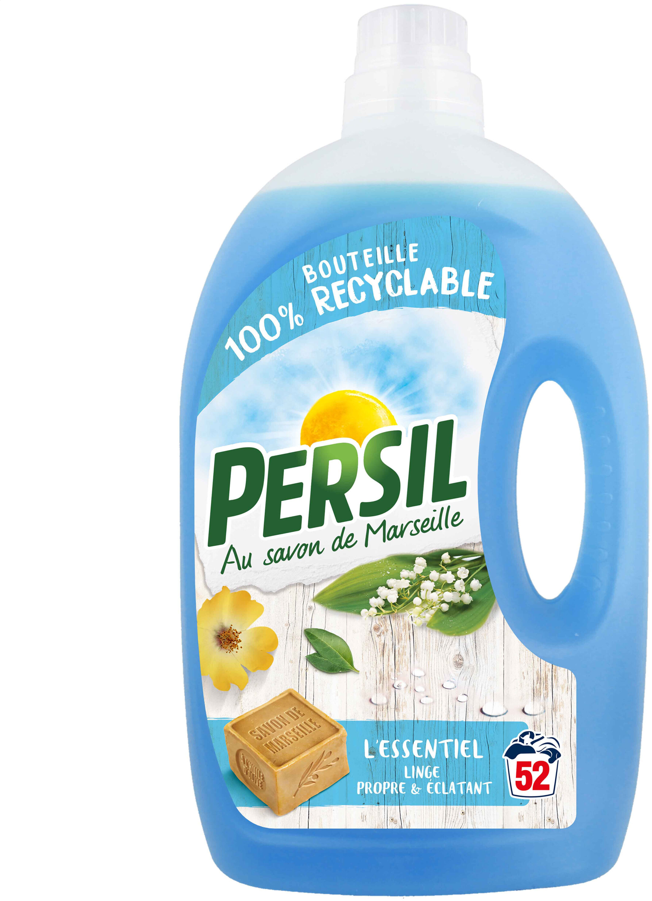 Persil Lessive Liquide l'Essentiel 2,6l 52 Lavages - Produit - fr