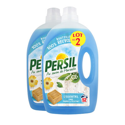 Persil Lessive Liquide l'Essentiel 2,6l 52 Lavages Lot de 2 - 1