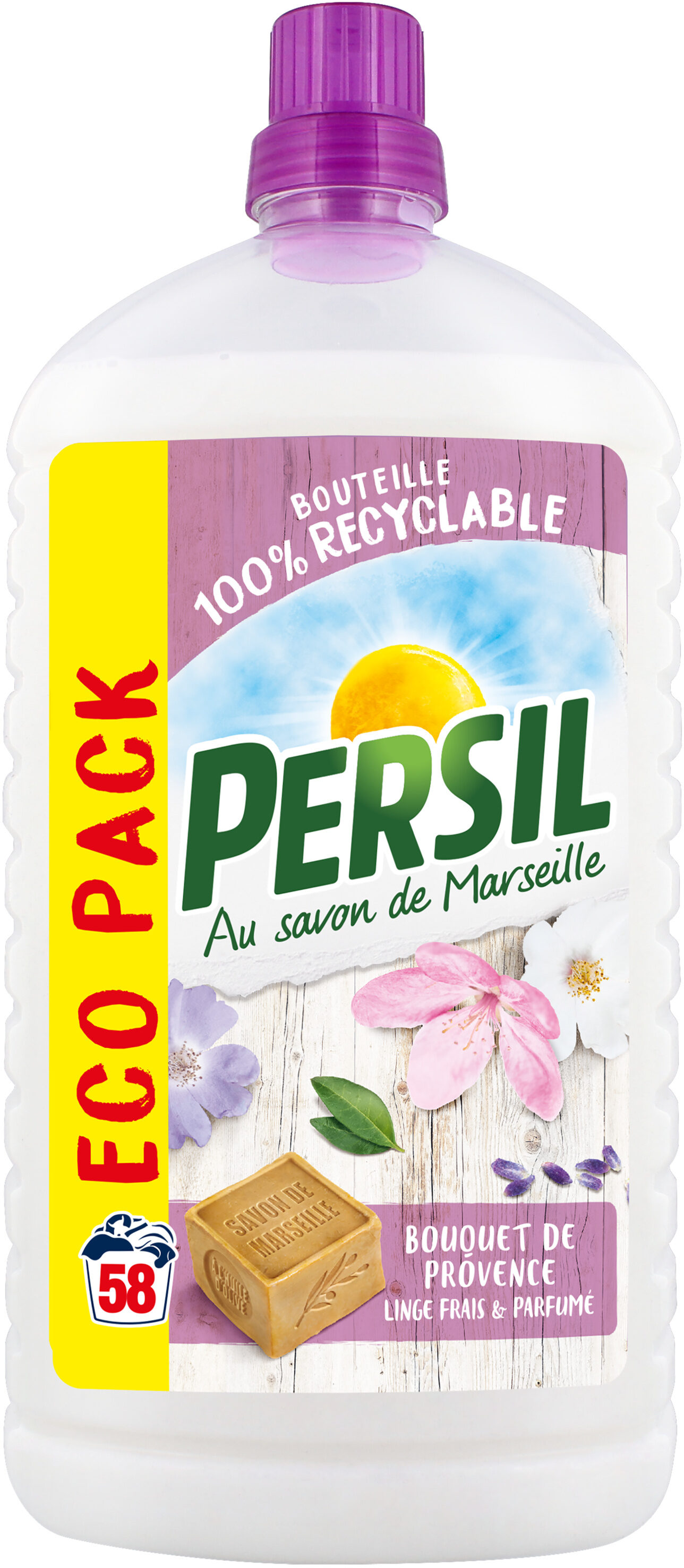Persil Lessive Liquide Bouquet de Provence Eco Pack 2,9l 58 Lavages - Produit - fr