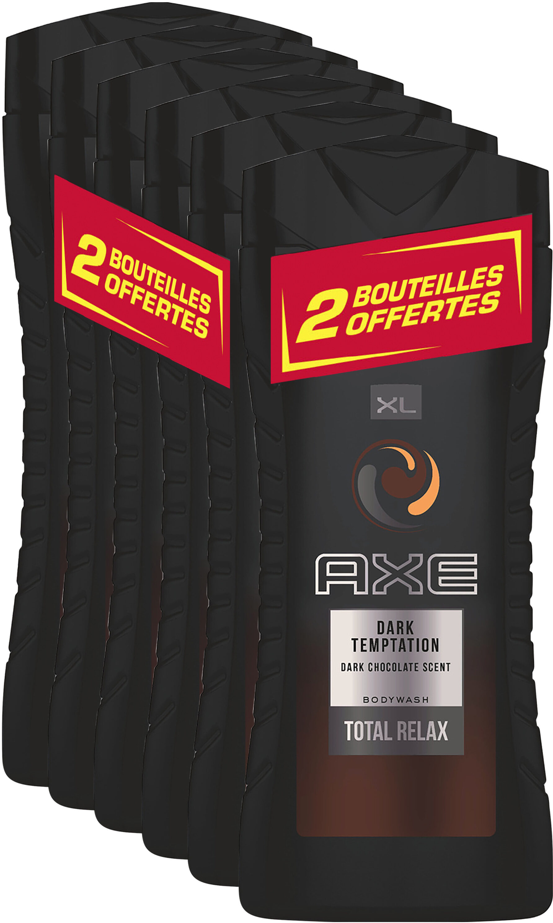 AXE Gel Douche Dark Temptation Lot 6x400ml - Product - fr