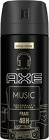 Axe Music Déodorant Homme Spray Antibactérien All Day Fresh 150ml - Product - fr