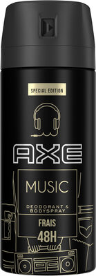 Axe Music Déodorant Homme Spray Antibactérien All Day Fresh 150ml - Product - fr