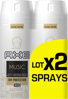 AXE Déodorant Homme Spray Anti Transpirant Music - Product - fr