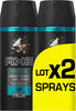 AXE Collision Déodorant Homme Spray Cuir & Cookies 150ml Lot de 2 - Produit