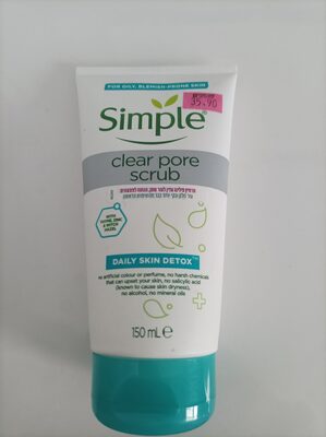 clear pore scrub - 1