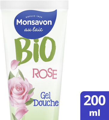 Monsavon Gel Douche Bio Rose Thé Vert - Produit - fr