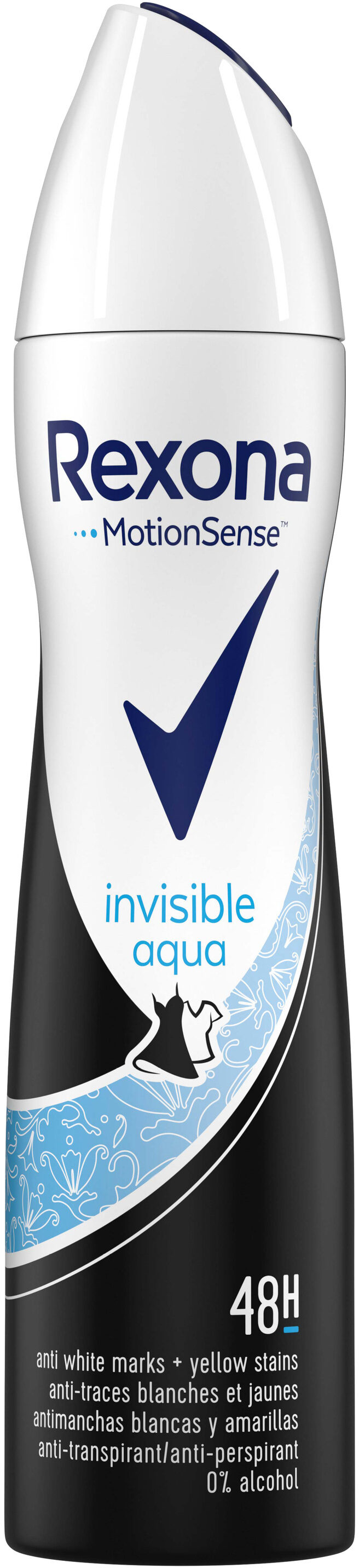 REXONA Déodorant Femme Spray Anti Transpirant Invisible Aqua - Produit - fr