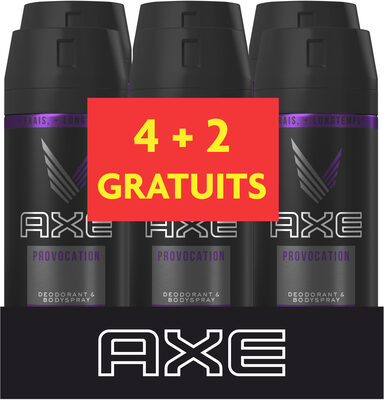 AXE Déodorant Homme Spray Anti Transpirant Provocation 150ml Lot de 6 - Product - fr