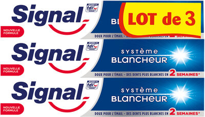 Signal Dentifrice Système Blancheur 3x75ml - Product