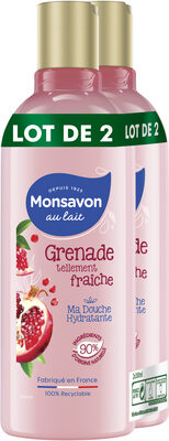 Monsavon Au Lait Gel Douche Grenade Tellement Fraîche 300ml Lot de 2 - Product - fr
