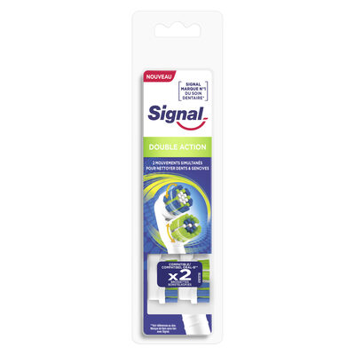 Signal Brossette Double Action Compatible Oral-B®* x2 - 7