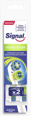 Signal Brossette Double Action Compatible Oral-B®* x2 - Product - fr