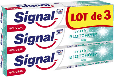 Signal Dentifrice Système Blancheur Pure Lot - Product