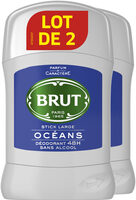 Brut Oceans Déodorant Homme Stick Large Original 48h Sans Alccol Lot - Product - fr