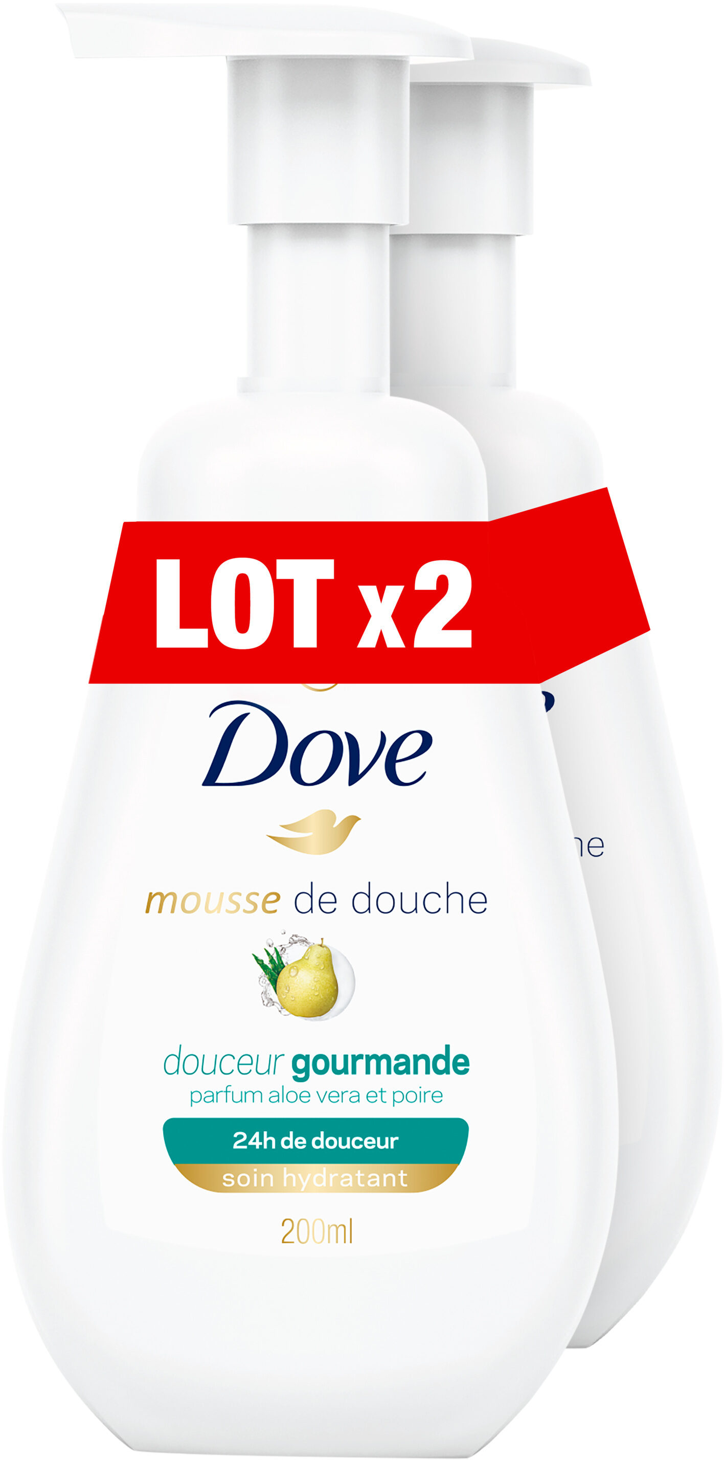 Dove Gel Douche Mousse Douceur Gourmande Lot - Produkt - fr