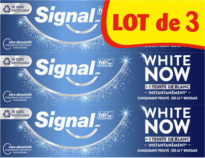 Signal White Now Dentifrice Original 3x75ml - Tuote - fr