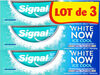 Signal White Now Dentifrice Ice Cool 3x75ml - Produit