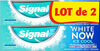 Signal White Now Dentifrice Blancheur Ice Cool Mint 2x75ML - Produit