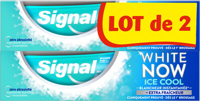 Signal White Now Dentifrice Ice Cool 2x75ml - Product