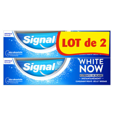 Signal White Now Dentifrice Original 2x75ml - 1