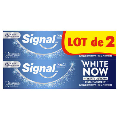 Signal White Now Dentifrice Original 2x75ml - 5