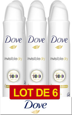 Dove Déodorant Femme Invisible Dry Lot 6x200ml - Product - fr
