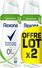 REXONA 0% Compressé Déodorant Femme Anti Transpirant Protection Naturelle Lot 2x100 ML - Produto