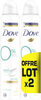 DOVE Déodorant Femme Spray Sensitive 0% Sans Parfum 2x200ml - Produto