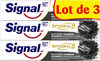 Signal Integral 8 Dentifrice Nature Elements Charbon Blancheur & Detox Lot 3 x 75ml - Produit