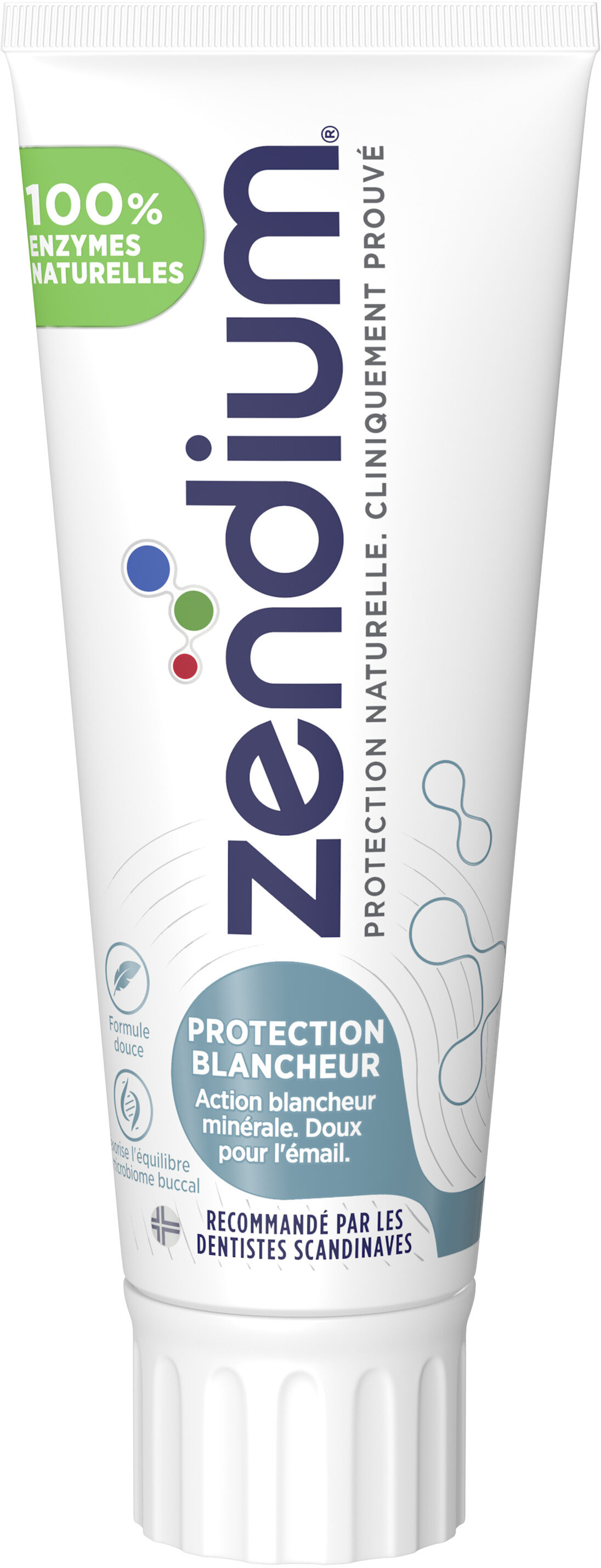 ZENDIUM Dentifrice Protection Blancheur 75ml - Produit - fr