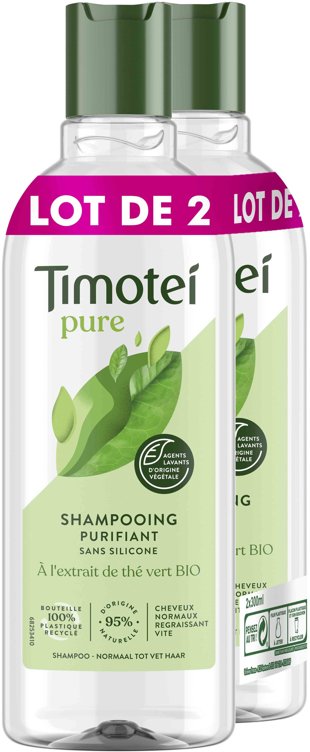 Timotei Shampooing Purifiant 2x300ml - Product - fr