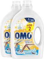 Omo Lessive Liquide Monoï Lot 2x1.925L - 70 Lavages - Produit - fr