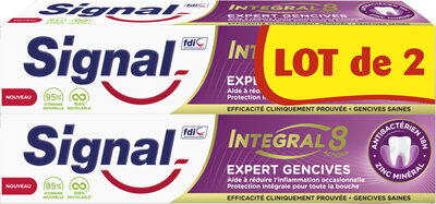Signal Integral 8 Dentifrice Expert Gencives 2x75ml - Produit