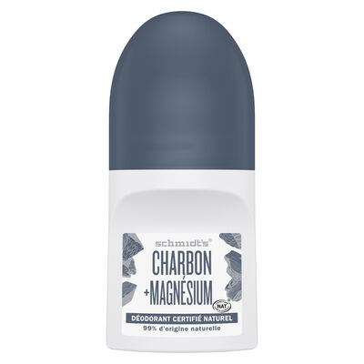 Schmidt's Déodorant Bille Charbon + Magnésium 50ml - 1