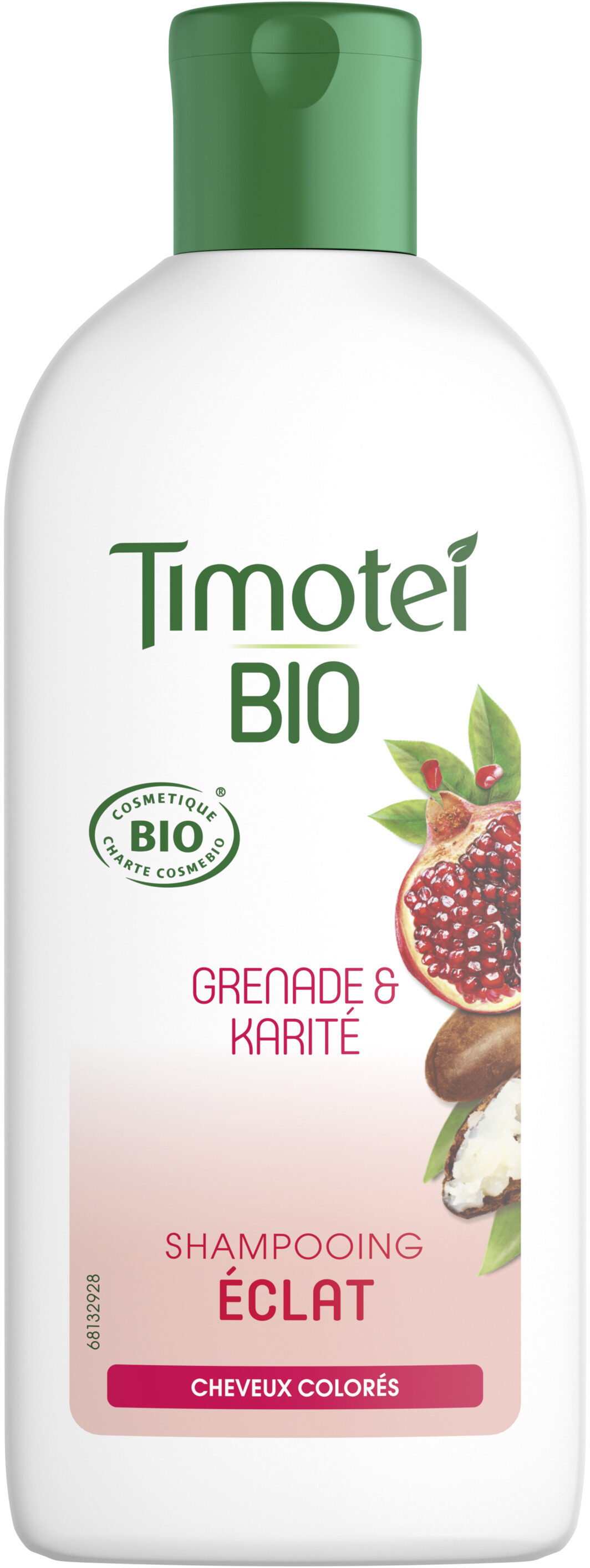Timotei Bio Shampooing Femme Éclat Cheveux colorés Grenade & Karité 250ml - Product - fr