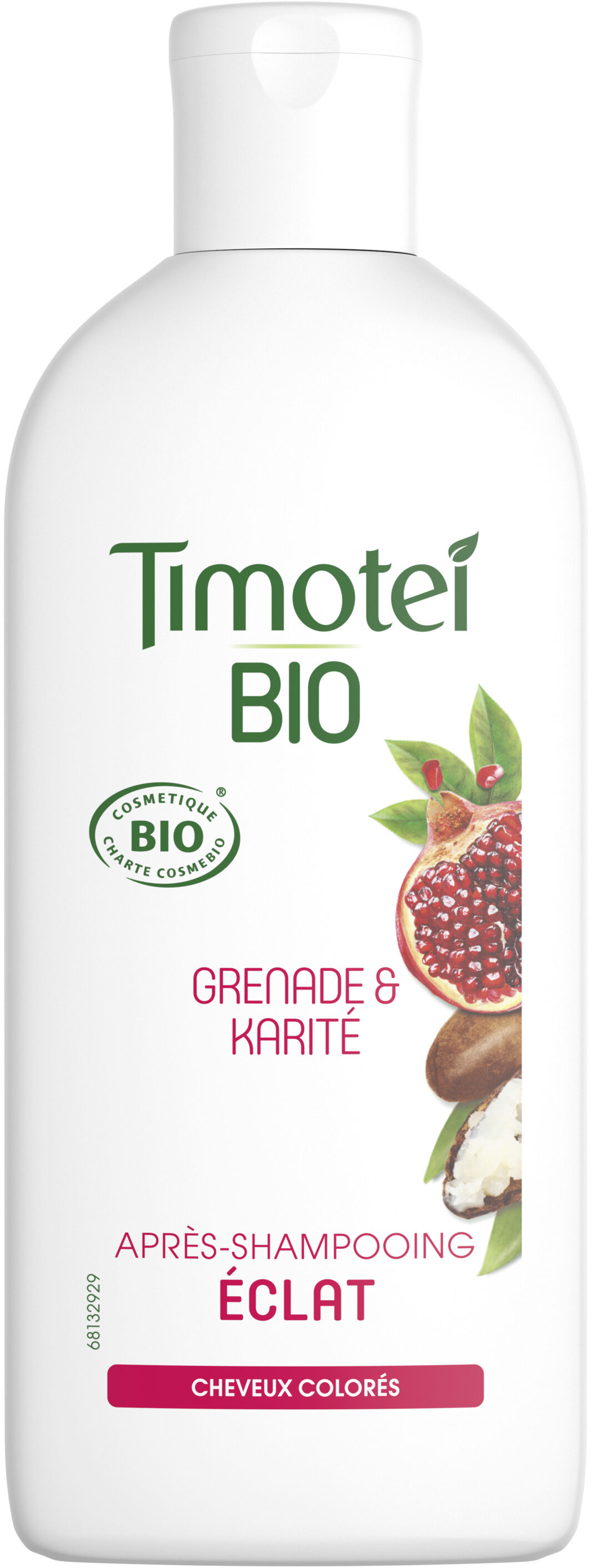 Timotei Bio Après-Shampooing Femme Éclat Cheveux colorés Grenade & Karité 250ml - Tuote - fr