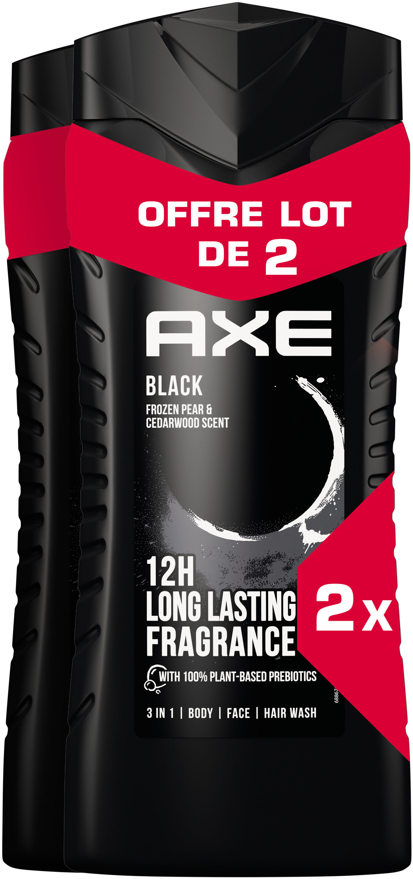 AXE Gel Douche Black Lot 2x400ml - Product - fr