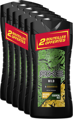 AXE Gel Douche Homme Wild Mojito & Bois de Cèdre Lot 6x400ml - Product - fr
