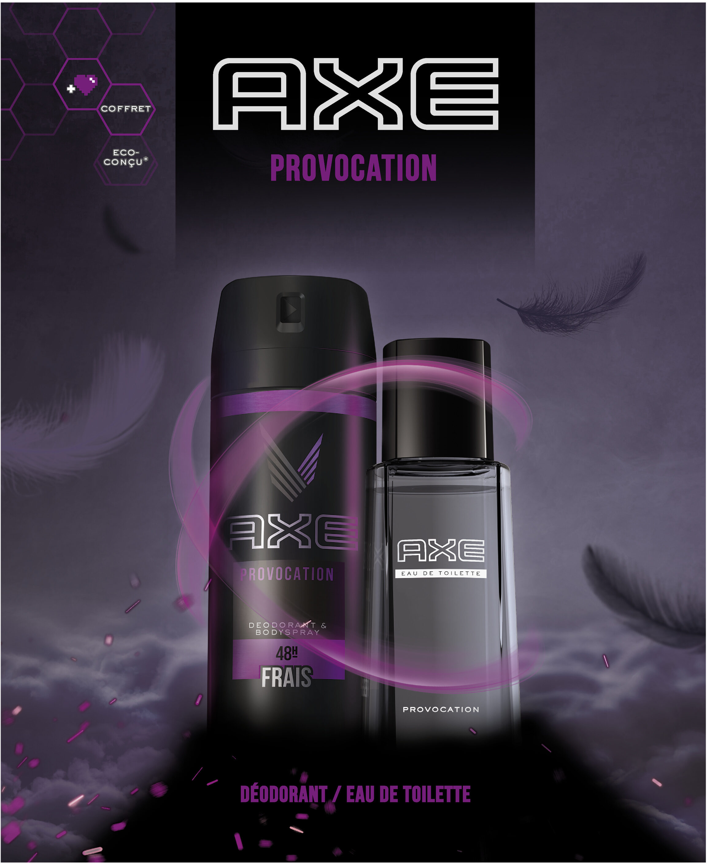 AXE Coffret Provocation Eau de Toilette 100ml & Déodorant 150ml x1 - Product - fr
