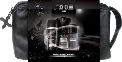 AXE Trousse Homme Black Eau de Toilette 100ml, Déodorant 150ml & Gel Douche 250ml x1 - Produit - fr