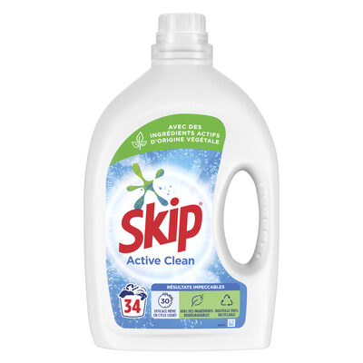 Skip Lessive Liquide Active Clean 1,7l - 34 Lavages - 1