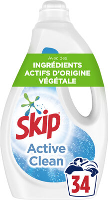 Skip Lessive Liquide Active Clean 1,7l - 34 Lavages - Produto - fr